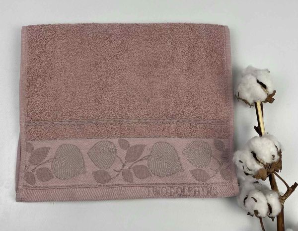 Рушник Two Dolphins Vip Cotton 30х50 Penza Рожевий(A150)