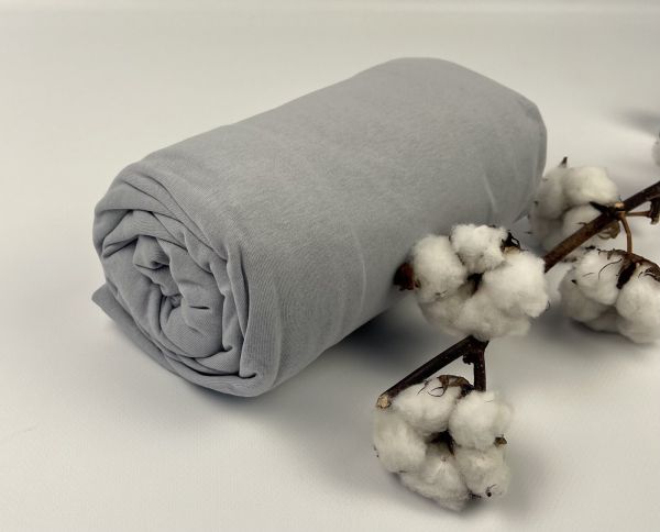 Простирадло Home Line 180x200 на резинці трикотаж Grey