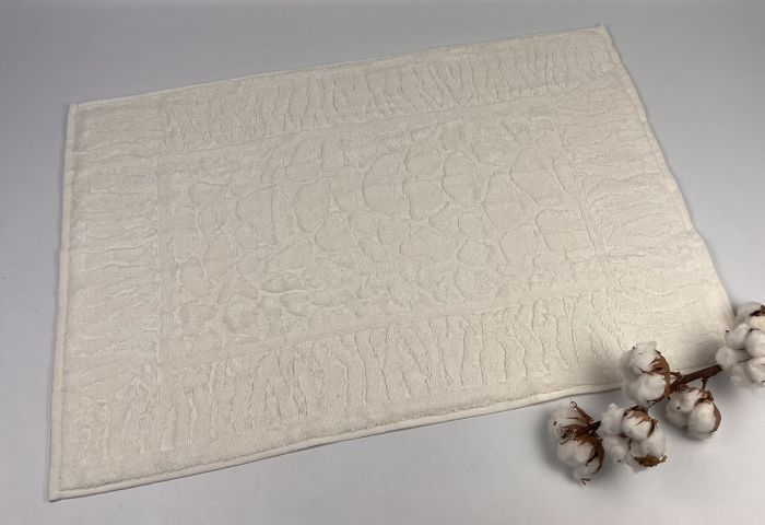 Рушник-килимок для ніг Philippus Lux Cotton 50x70 Zebra Білий(Е538)