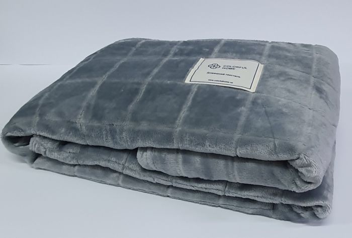 Покривало велюр шиншила 200х220  Grey