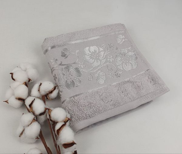 Рушник Philippus Platinum Cotton 50x90 Elina Світло-сірий (А295)