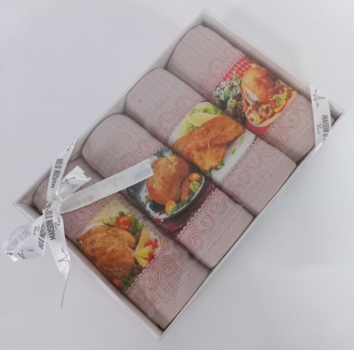 Подарунковий набір рушників Maison D'or Chicken Pudra