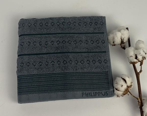 Рушник Philippus Slow Cotton 50x90 Timoxa Антрацит(Е847)