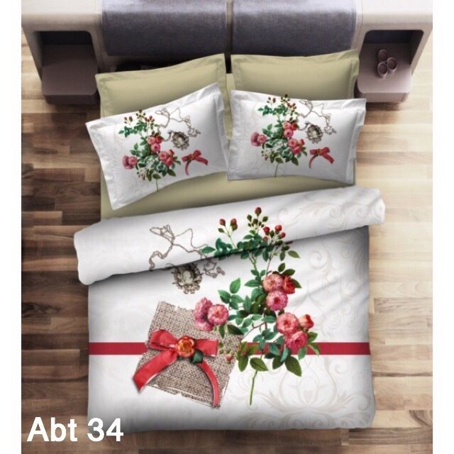 Постільна білизна Altinbasak 3D сатин 200x220 Abt 34