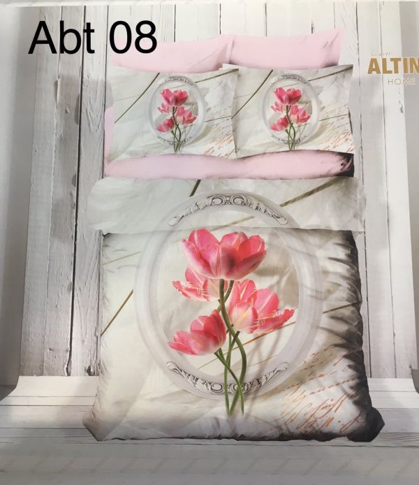 Постільна білизна Altinbasak 3D сатин 200x220 Abt 08