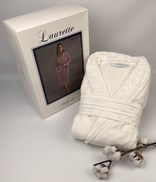 Халат жіночий Maison D'or Lauretta Ecru XL