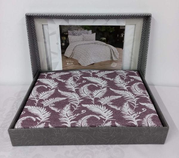 Покривало My Bed Soft Serie 240x260 з наволочками Elit Bordo