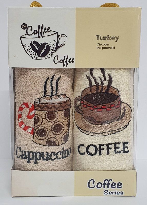 Набір махрових рушників 2шт Coffe Series-3