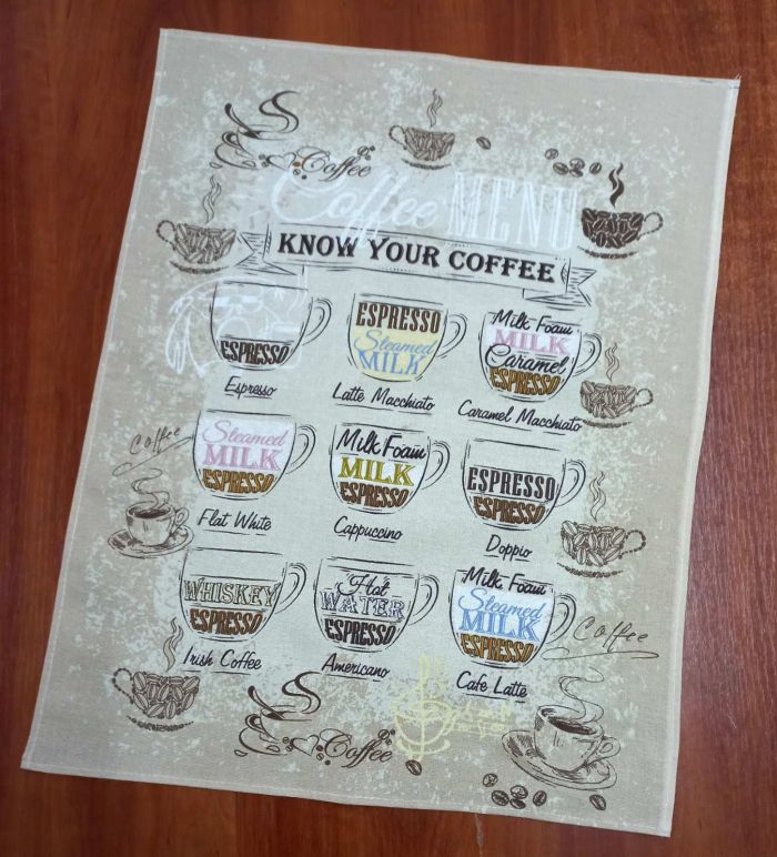 Рушник кухонний Coffee Model-2 60х40 Beige