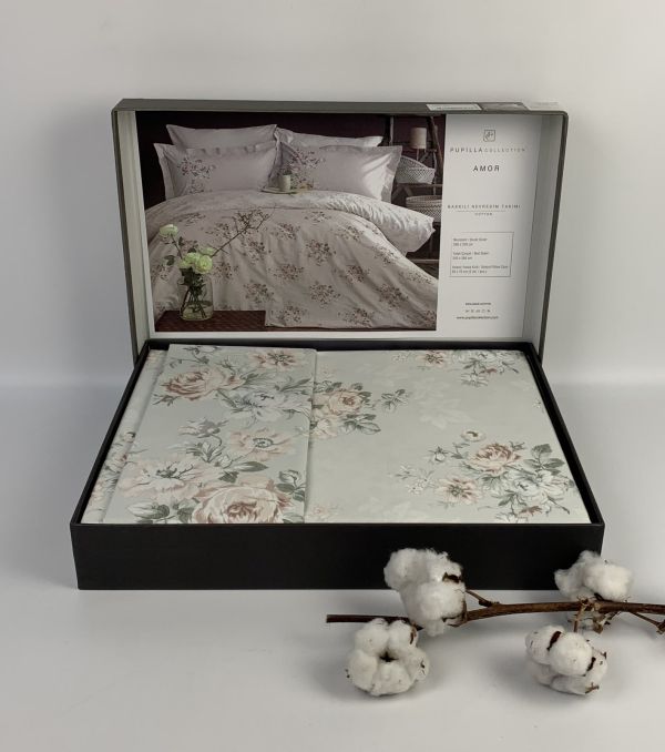 Постільна білизна Pupilla Collection ранфорс  200х220 Amor