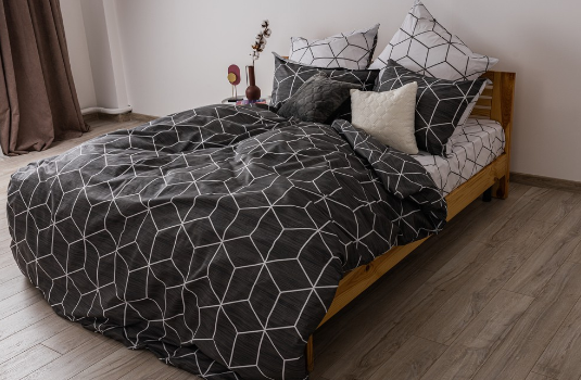 Комплект постільної білизни "Happy Sleep"півтораспальний (362 Cube 50*70)