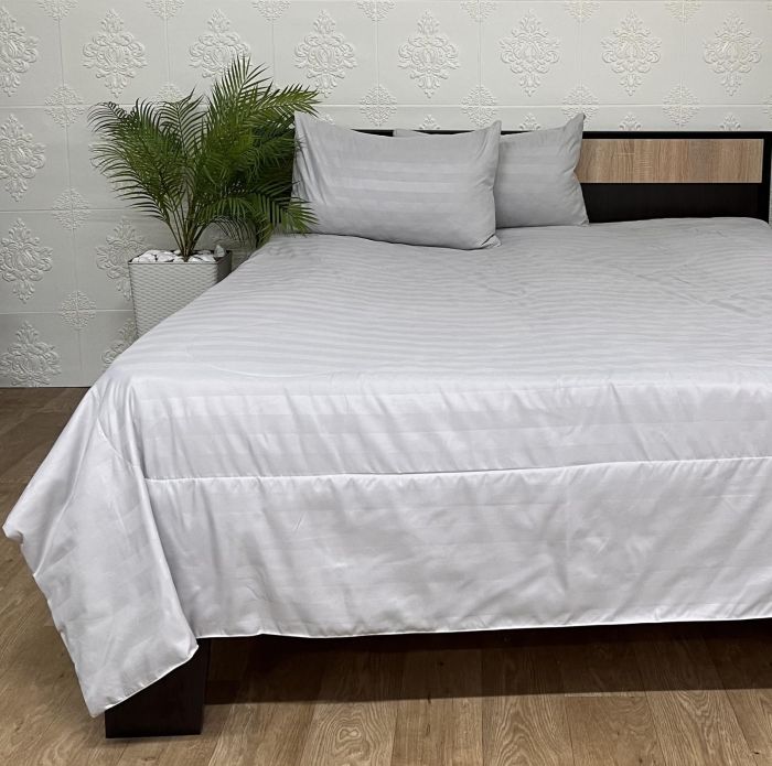 Набір постільної білизни з літньою ковдрою Colorful Home 200х230 см Light Grey