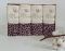 Рушники Maison D'or 4шт Queen 30x50 Ecru - Dark Lilac