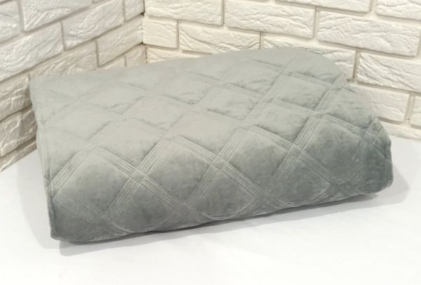Покривало велюрове Model-2 (1159) 200x230 Gray