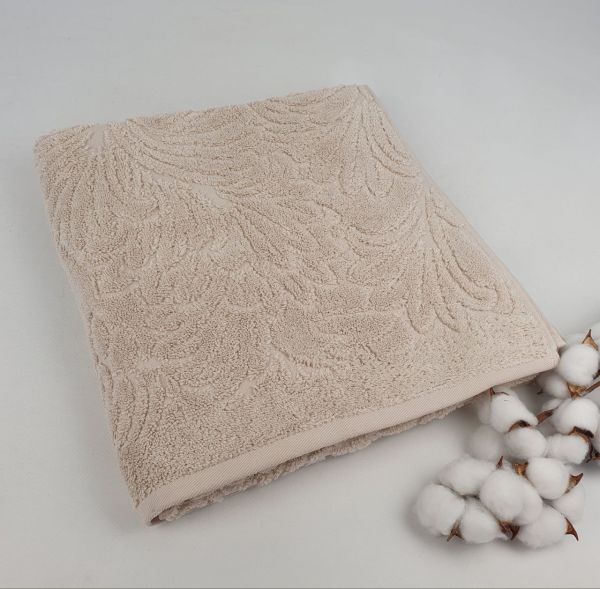 Рушник Philippus Moss Cotton 70x140 Mande Капучино (A519)