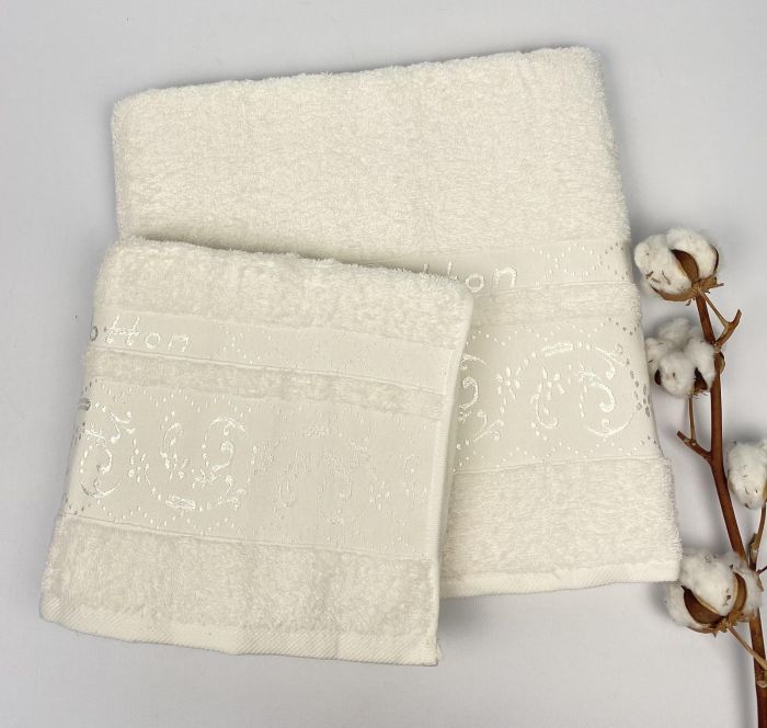 Набір рушників АЕ 2 шт Khlopok White