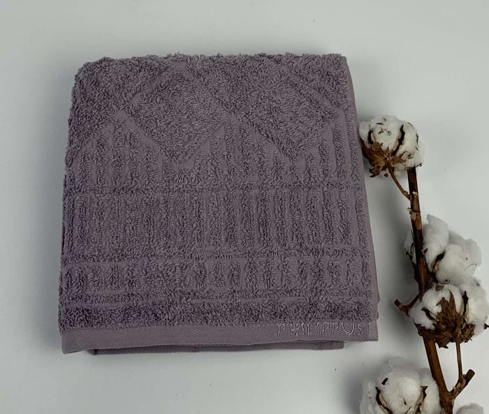 Рушник Philippus Platinum Cotton 50x90 Manila Ліловий(E991)