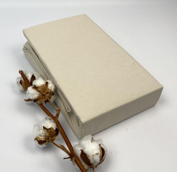 Простирадло на резинці Clasy 100X200 з наволочкою 50X70 V1 Bej