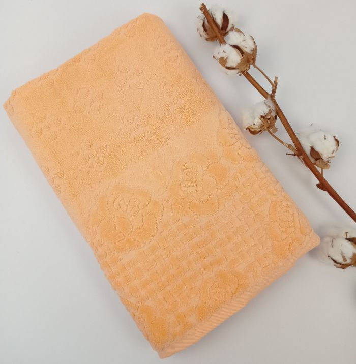 Рушник AE 70x140 Vip Roza 2 Peach
