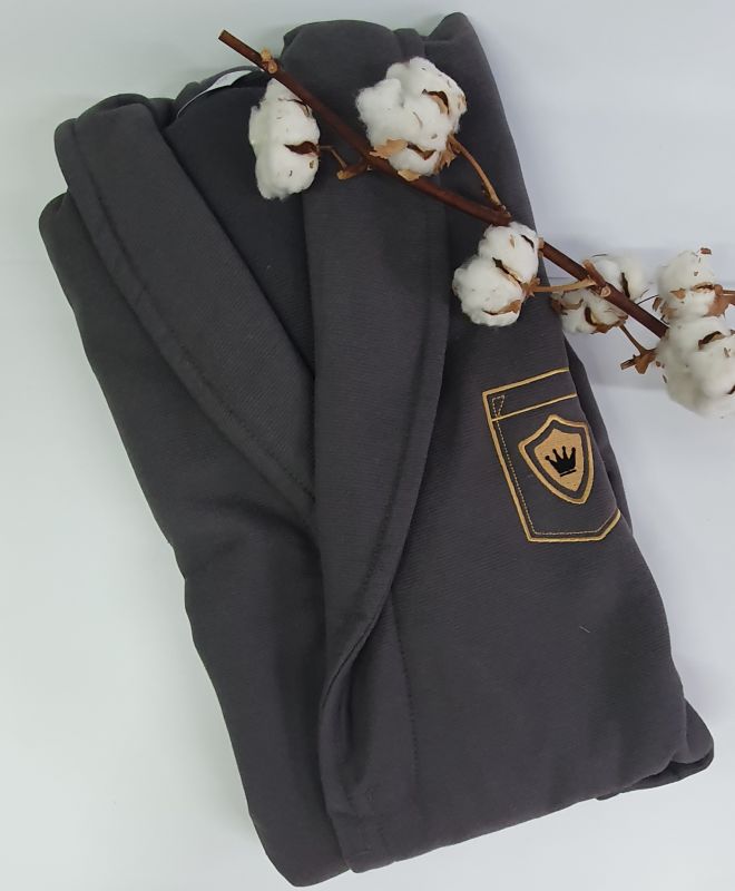 Халат чоловічий Maison D'or Morelli Grey M(уцінений товар)
