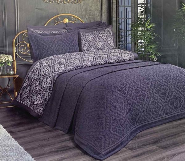 Набір Покривало + постіль Maison D'or Pinella 260x260 Antrasit