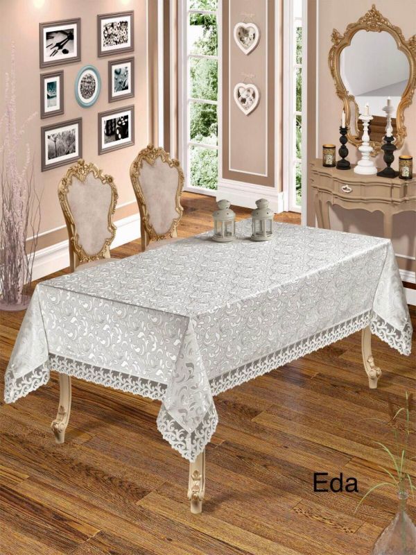 Скатертина Maison Royale 160x300 Eda White
