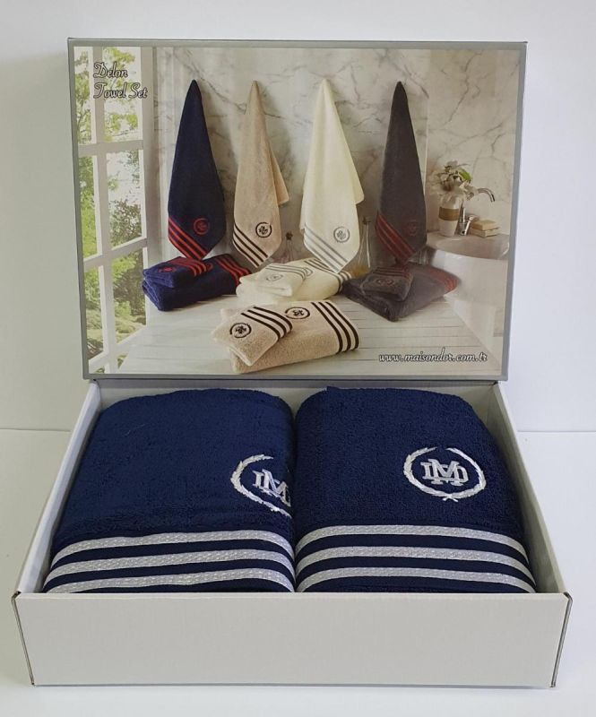 Рушники Maison D'or 3шт Delon Blue/Navi
