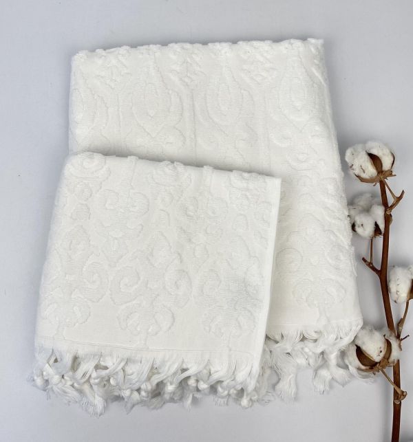 Набір рушників 2 шт Saheser Kilim White