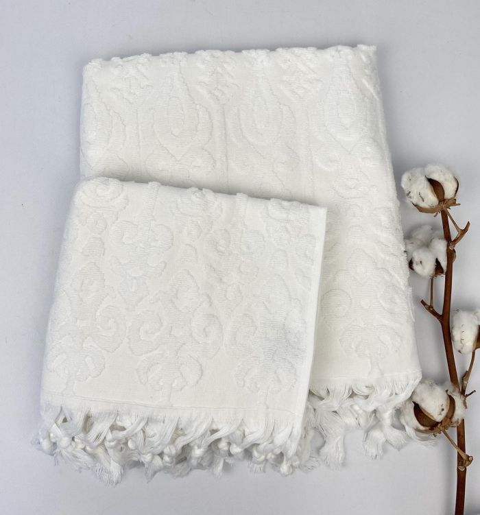 Набір рушників 2 шт Saheser Kilim White
