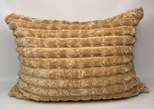 Наволочка велюрова "Клітка" 50x70 Beige