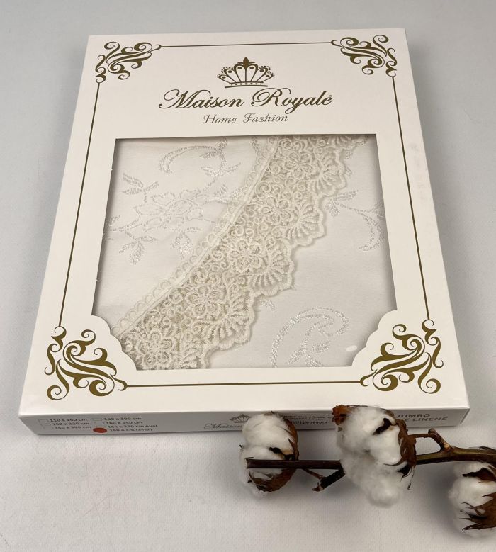 Скатертина Maison Royale 160 Круг KDK-1 Cream
