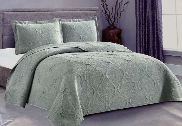 Покривало з наволочками Colorful Home 220х240 Blue