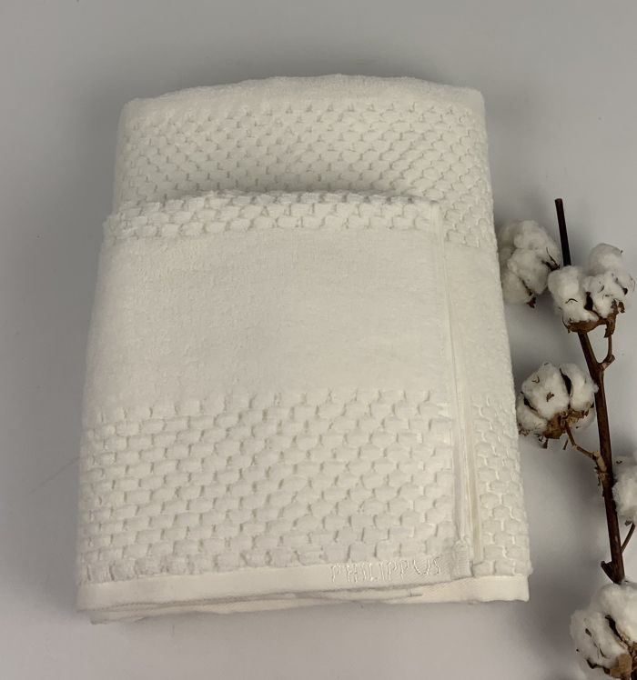 Набір рушників Philippus Microcotton 2 шт Mars Молочний(А362)
