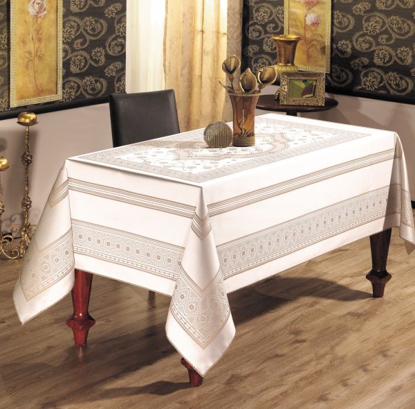Скатертина Sagol тефлон 160x350 St-052 Cappucino