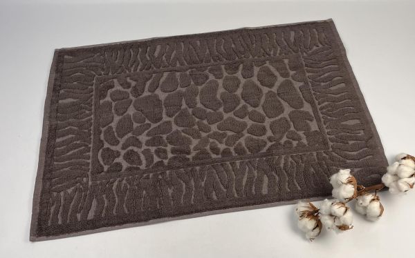 Рушник-килимок для ніг Philippus Lux Cotton 50x70 Zebra Коричневий(Е538)