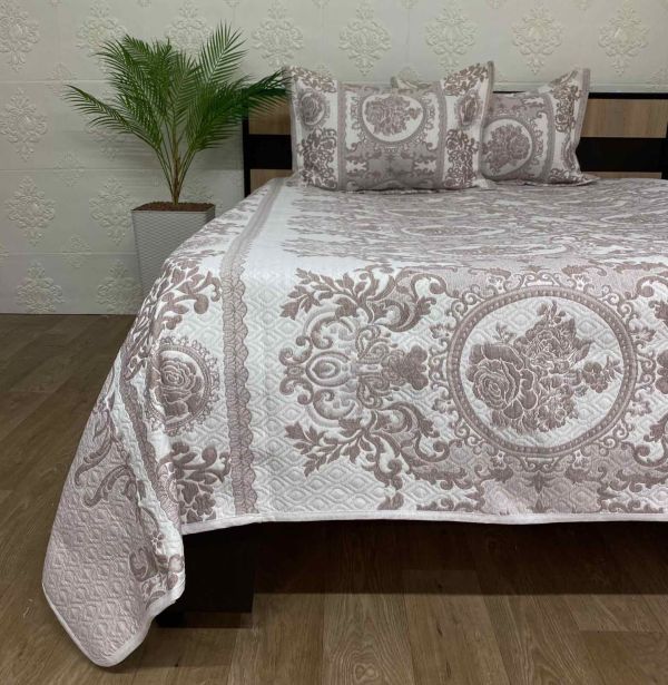 Покривало Moda Box 240x260 з наволочками Kevser Kahve