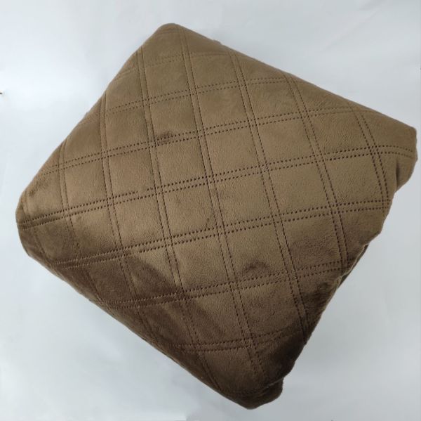 Покривало  ТЕП "ВЕЛЮР" 180*240см Brown Ромб прямий