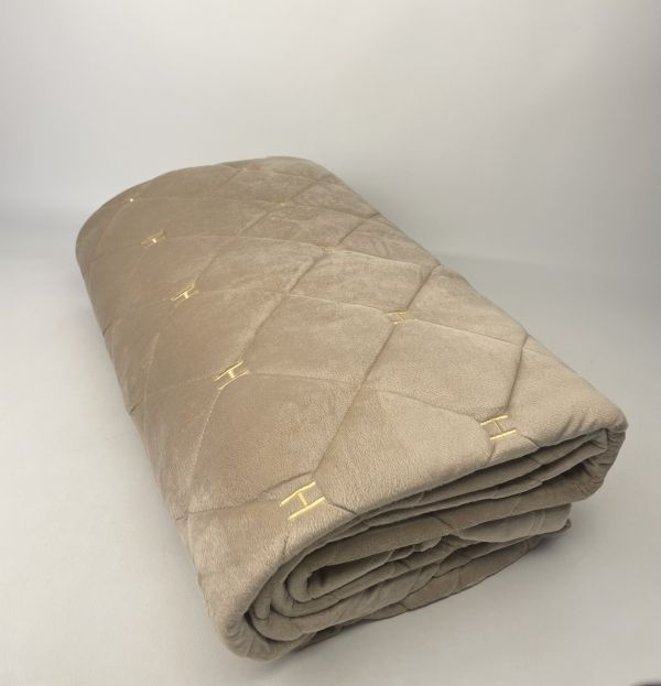 Покривало велюрове 150x230 Бежеве (AN 16-40)