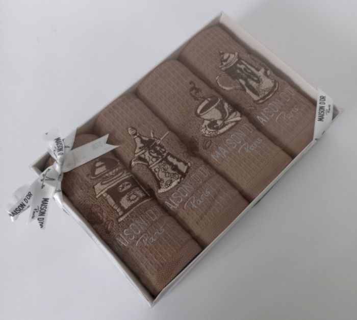 Подарунковий набір рушників Maison D'or Coffee Kahve
