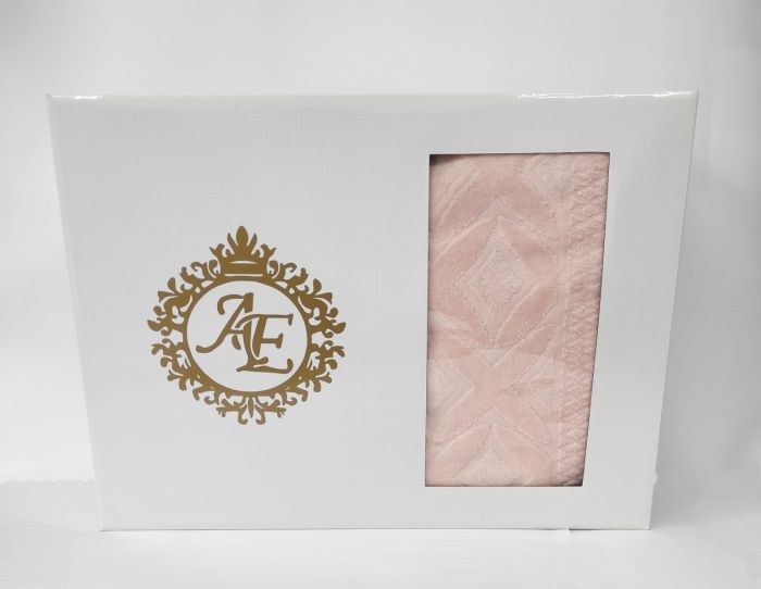 Махрове Простирадло Євро АЕ Cotton 220Х240 см  Pink