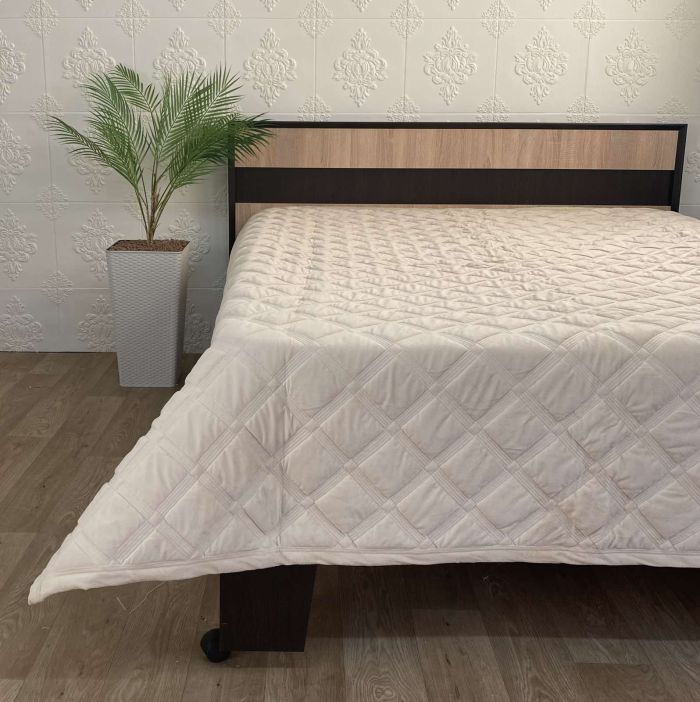 Покривало велюрове Model-2 (1159) 200x230 Light  Beige