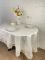 Скатертина Велюр Acme Tekstil 160x220 ovale Lux Daisy Krem PVS