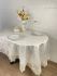 Скатертина Велюр Acme Tekstil 160x220 ovale Lux Daisy Krem PVS