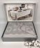Скатертина Set Maison D'or 160x350+150x340+12pcs+12psc Marinella T.Cloth Grey