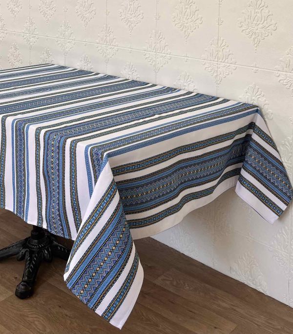 Скатертина Едельвіка 220x140 99-23/00 Коттон Light blue