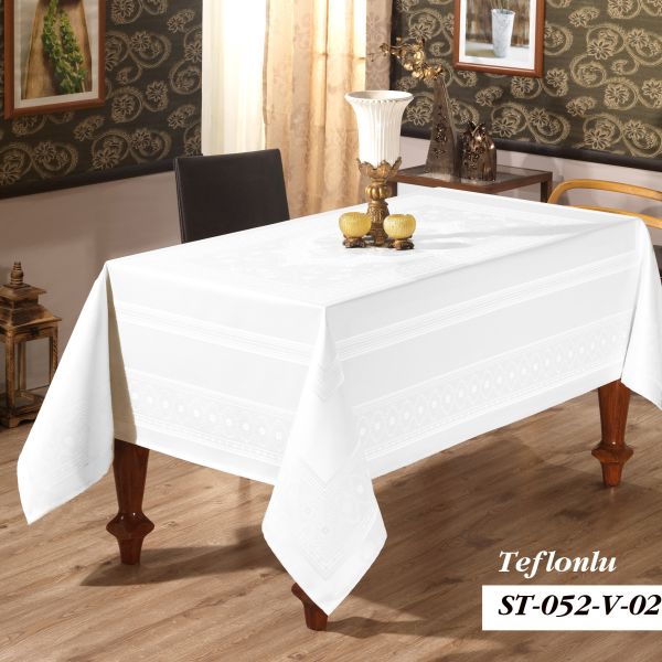 Скатертина Sagol тефлон 160x300 St-052 White