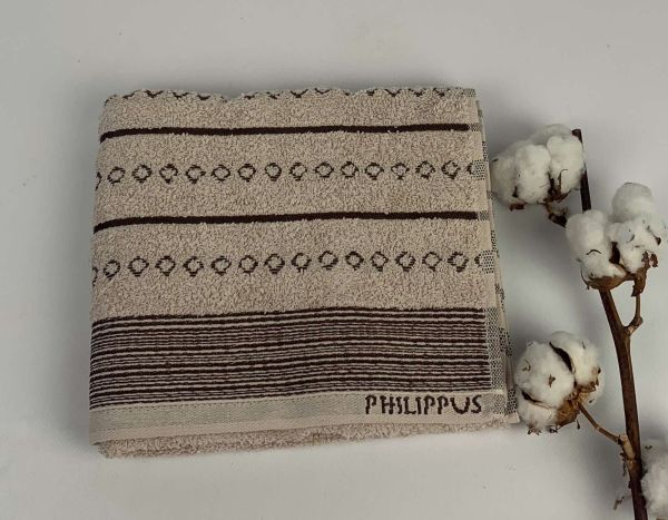 Рушник Philippus Slow Cotton 50x90 Timoxa Бежевий(Е847)