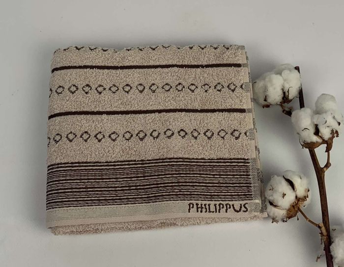 Рушник Philippus Slow Cotton 50x90 Timoxa Бежевий(Е847)