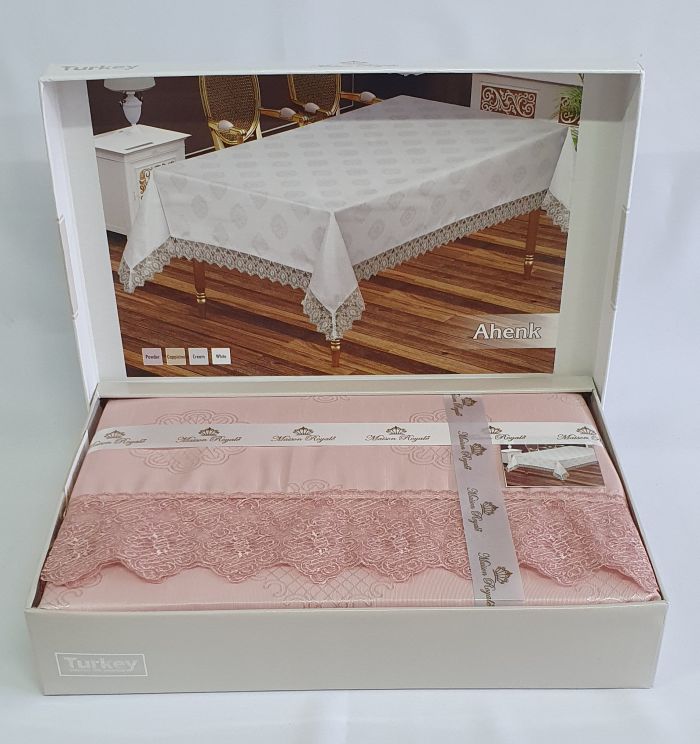 Скатертина Maison Royale 160x220 Ahenk Powder