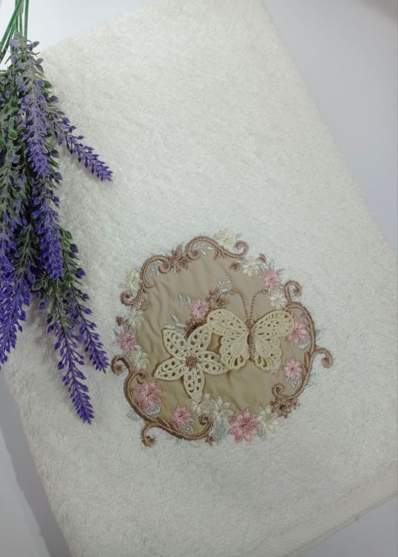 Рушник Sikel 70х140 Butterfly and Flowers